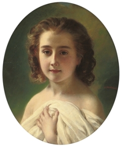 Hermann Winterhalter - Little Darling, c. 1850s